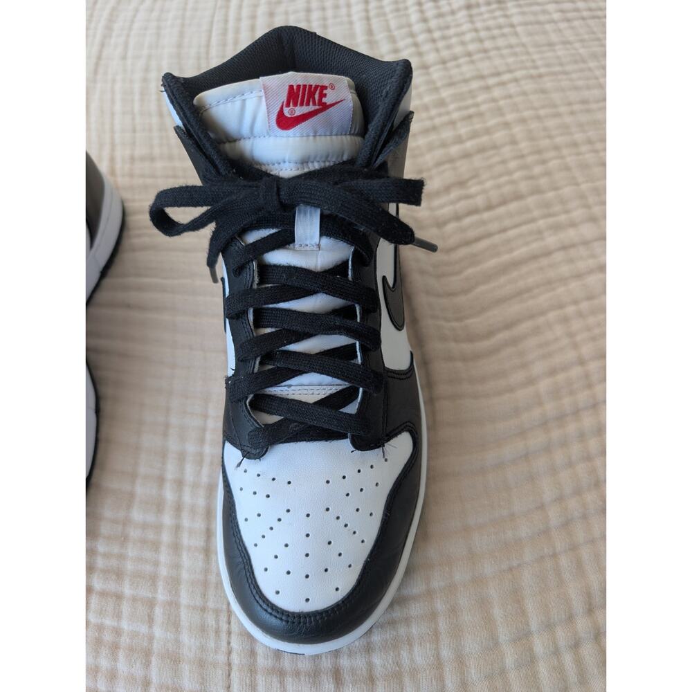 Nike Dunk High Black/White Colorblock High Top Panda DD1869-103 W 9.5/M 8 - Picture 5 of 14
